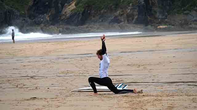 Yoga y surf