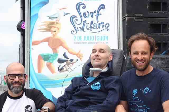 Fundadores de Surf Solidario LUIS MORILLA y JORGE GARCÍA